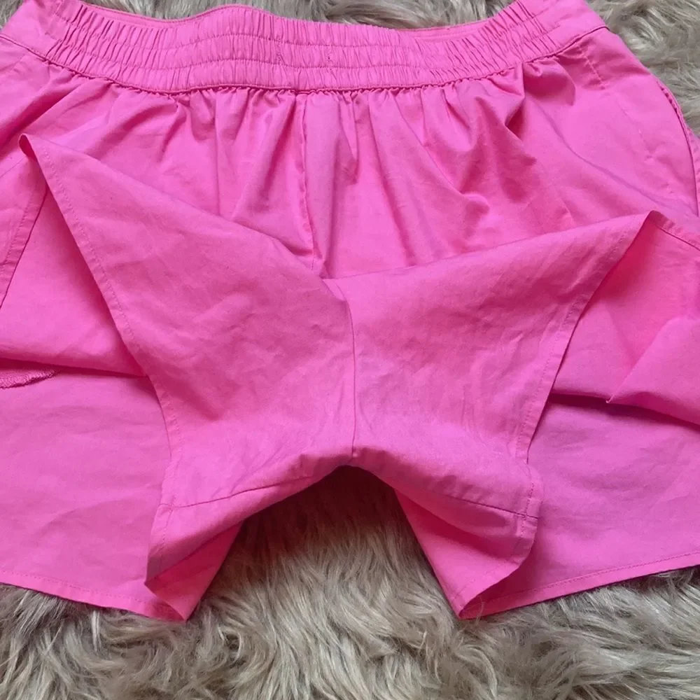 Express High Waisted Hot Pink Pull-on Shorts